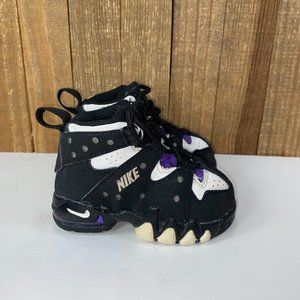 Nike Air Max 2 CB 94 Toddler Boys 4C Black White Purple Athletic Baby Shoes